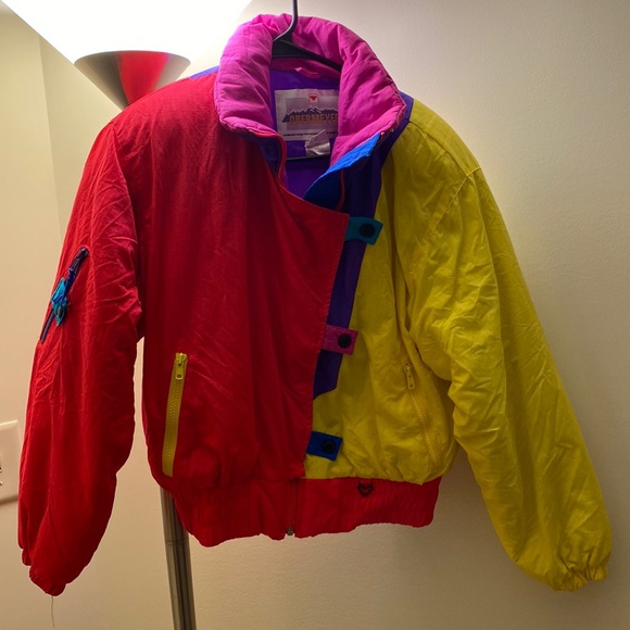 Vintage over meter trisect ski jacket ladies size 6 - Picture 1 of 9